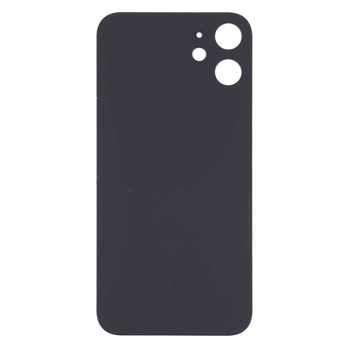 Easy Replacement Big Camera Hole Back Battery Cover for iPhone 12 Mini(Black)