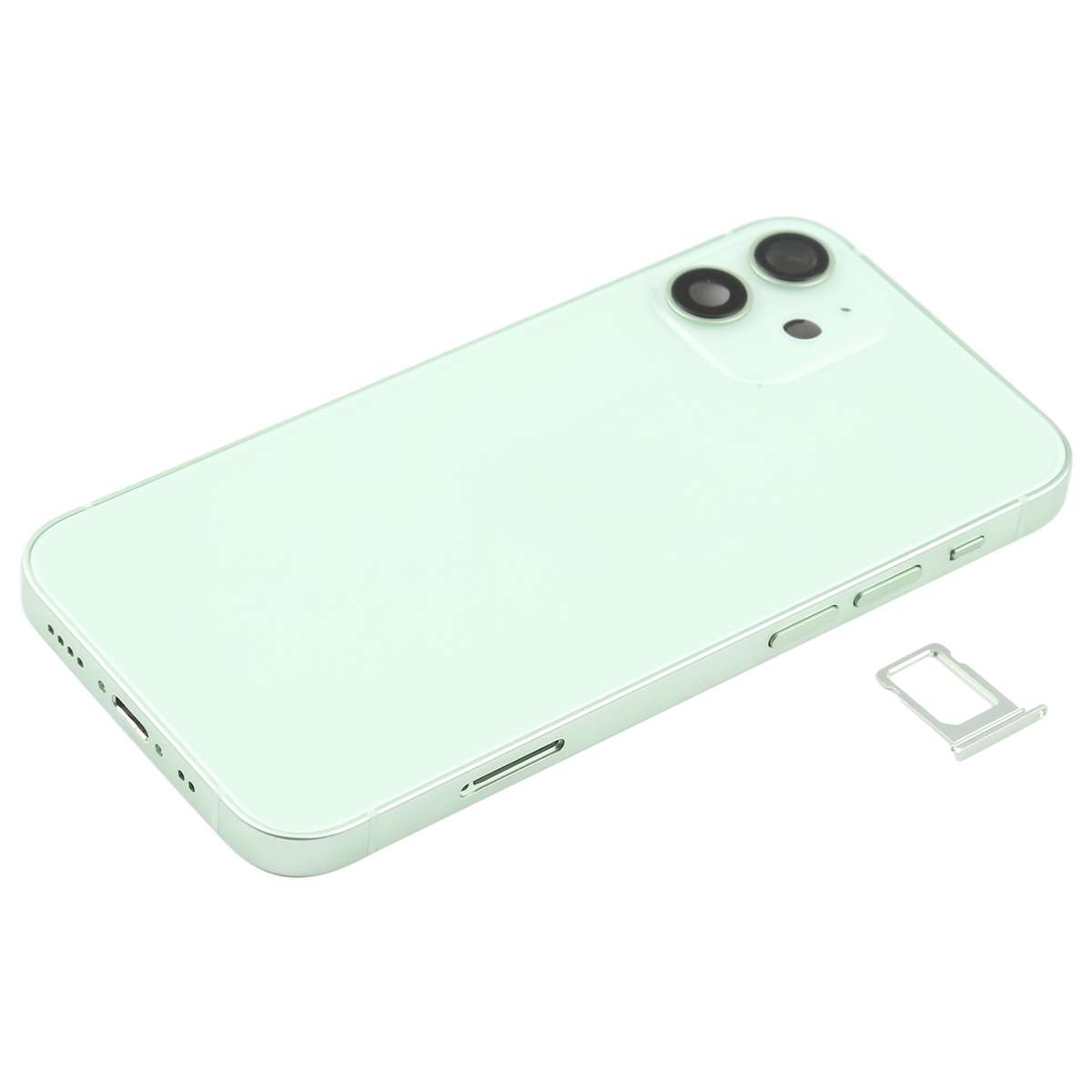 Battery Back Cover (with Side Keys & Card Tray & Power + Volume Flex Cable & Wireless Charging Mo...