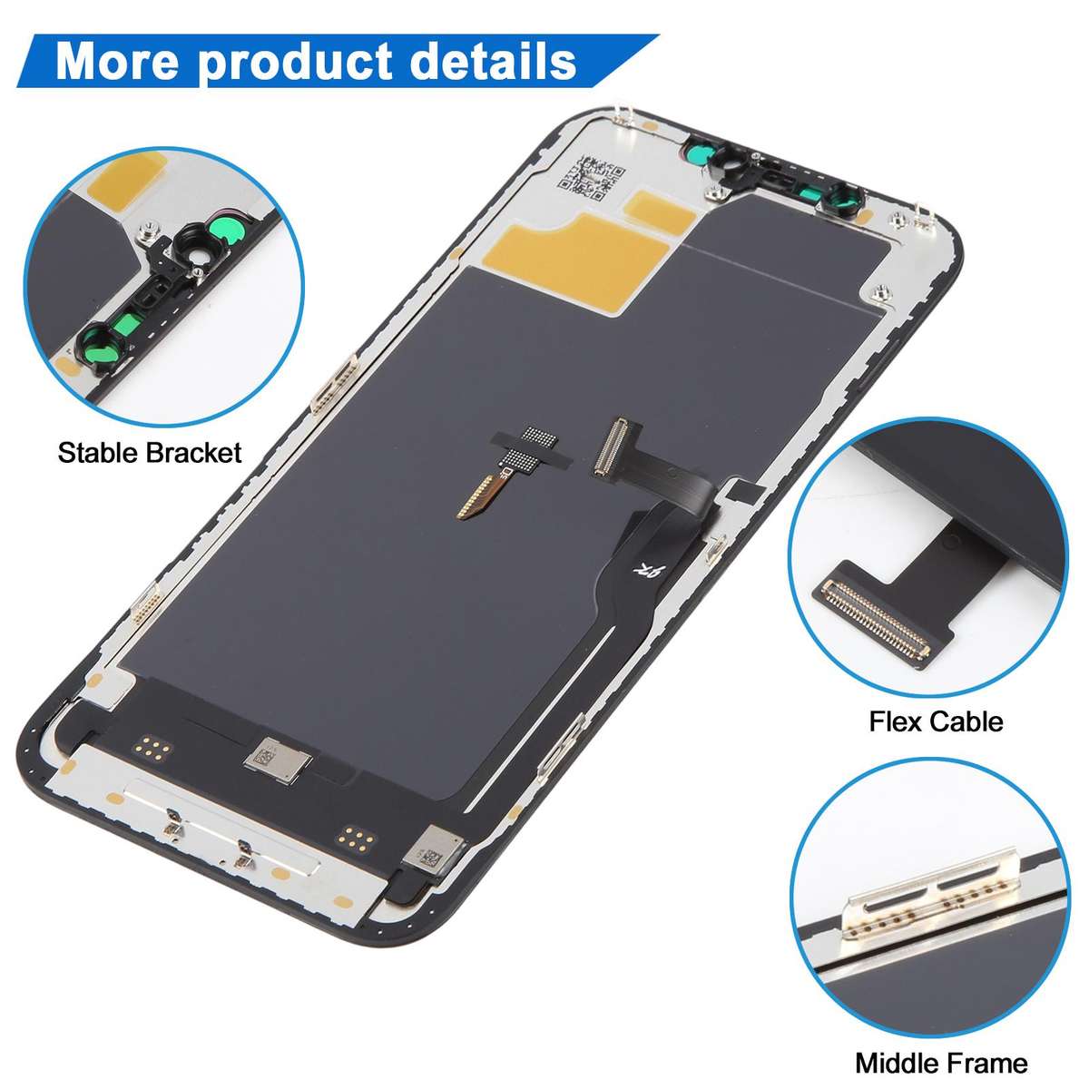 JK Soft OLED LCD Screen For iPhone 12 Pro Max