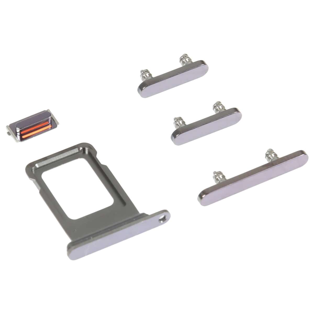 SIM Card Tray + Side Keys for iPhone 14 Pro Max(Black)