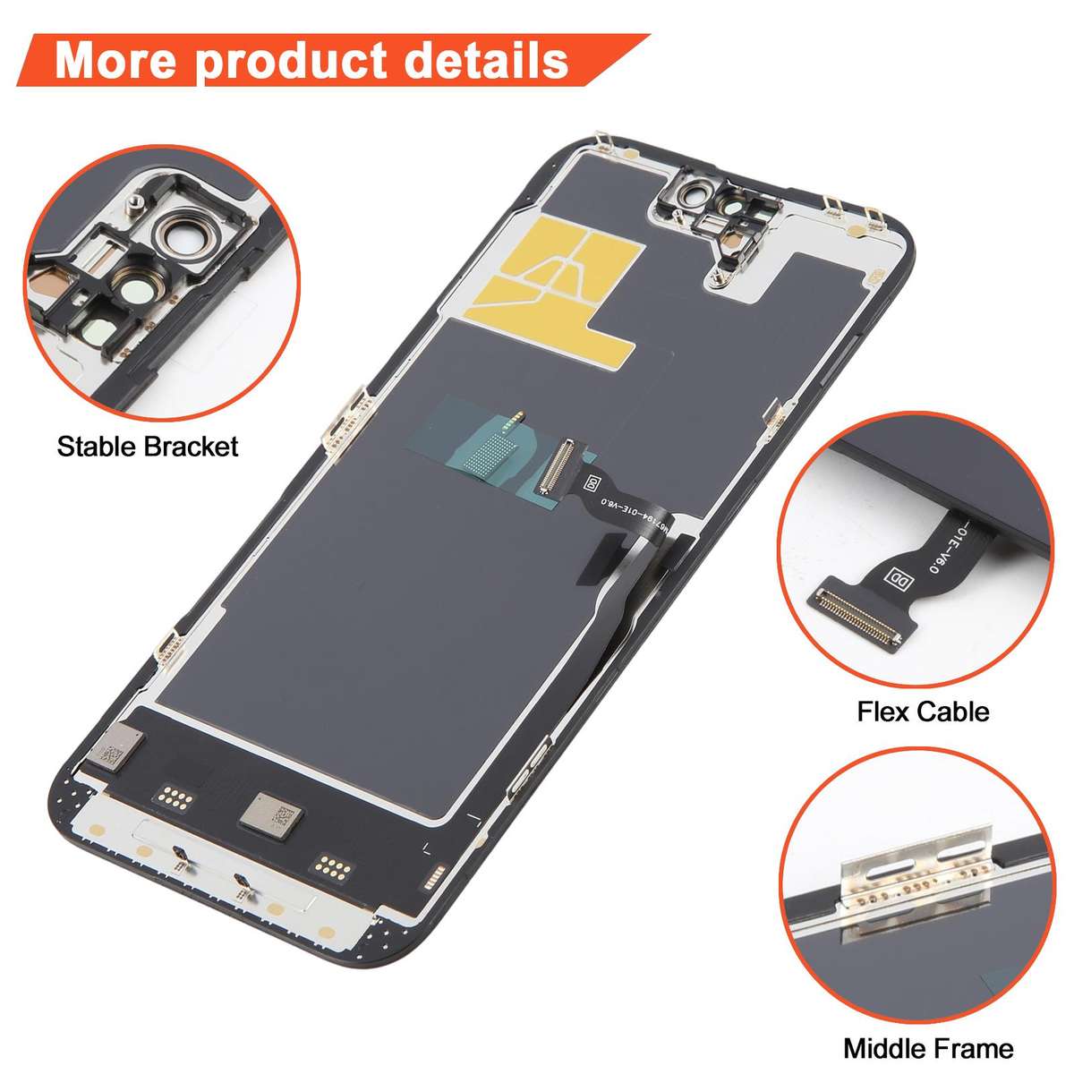 For iPhone 14 Pro Max DD Soft OLED Screen