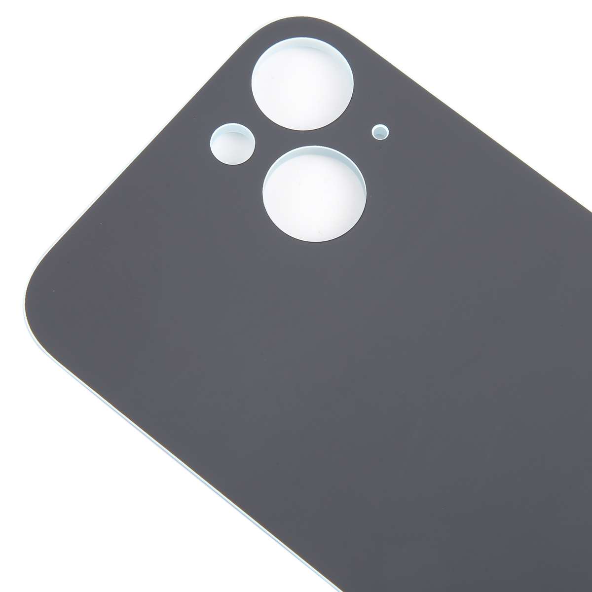 For iPhone 15 Glass Battery Back Cover(Blue)