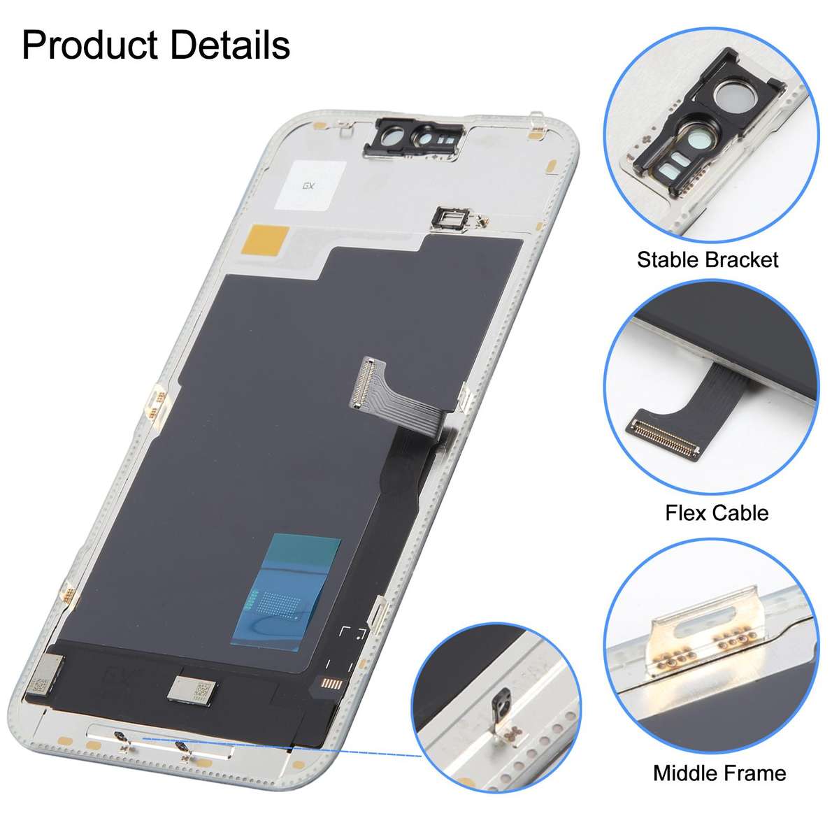 GX Hard OLED Screen For iPhone 15 Pro Max