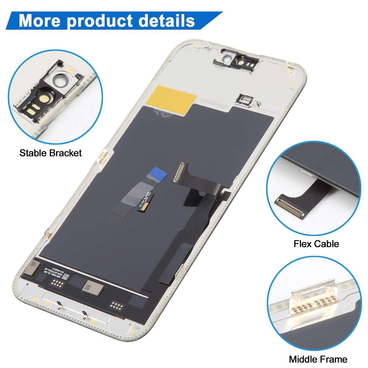 JK Soft OLED LCD Screen For iPhone 15 Pro Max