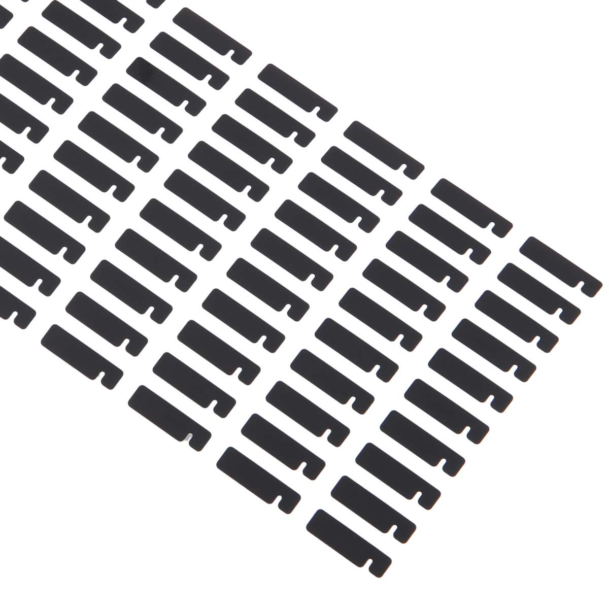 For iPhone 15 Pro Max 100pcs/set LCD Side Black Adhesive Sticker(03)