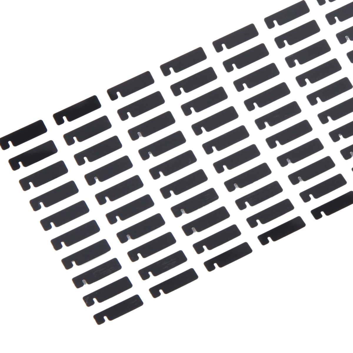 For iPhone 15 Pro Max 100pcs/set LCD Side Black Adhesive Sticker(03)