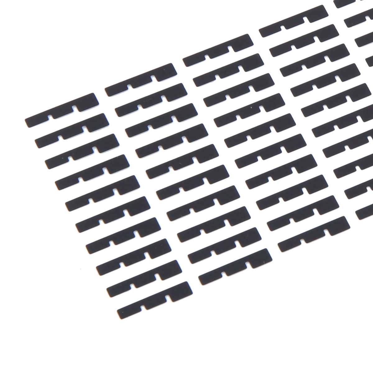 For iPhone 15 Pro 100pcs/set LCD Side Black Adhesive Sticker(03)