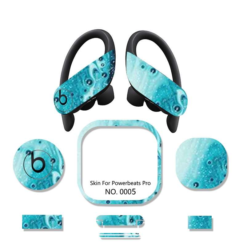 Wireless Earphones Protective Film Scratch-proof Sticker for Powerbeats Pro