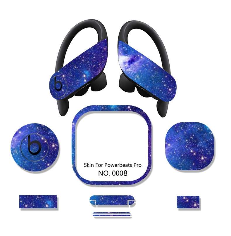 Wireless Earphones Protective Film Scratch-proof Sticker for Powerbeats Pro