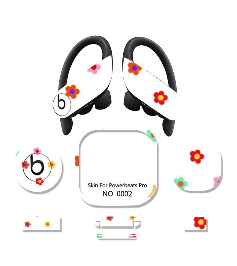 Wireless Earphones Protective Film Scratch-proof Sticker for Powerbeats Pro