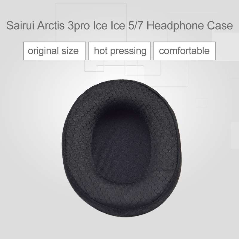 1 Pair Leather Sponge Protective Case for Steelseries Arctis 3 Pro / Ice 5 / Ice 7 Head ... (Grey)