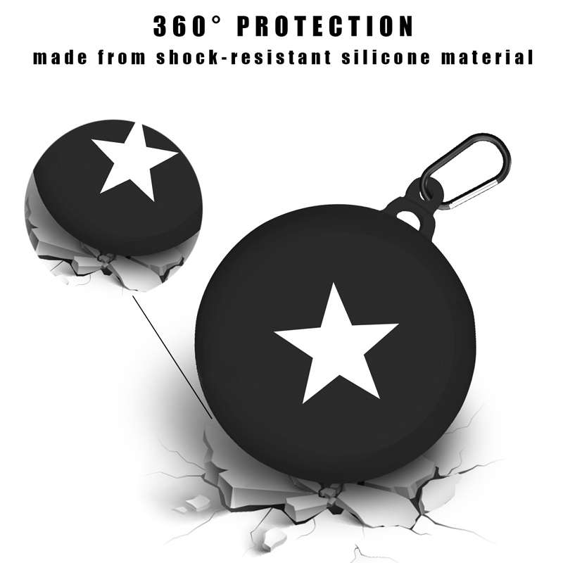 For Beats Powerbeats Pro Wireless Earphone Protective Case Anti-drop Waterproof Silico ... (Black)