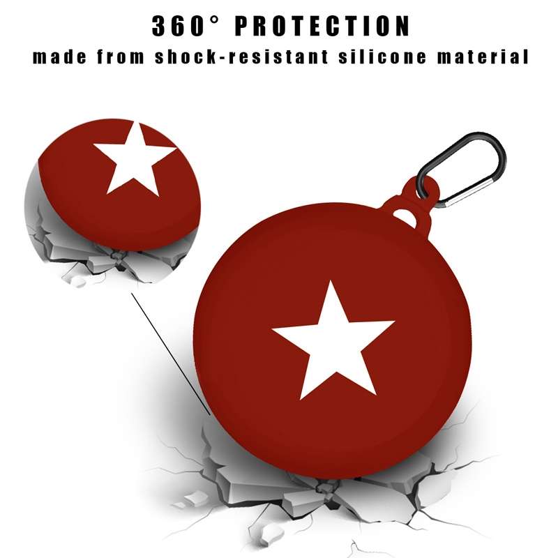For Beats Powerbeats Pro Wireless Earphone Protective Case Anti-drop Waterproof Silicone ... (Red)