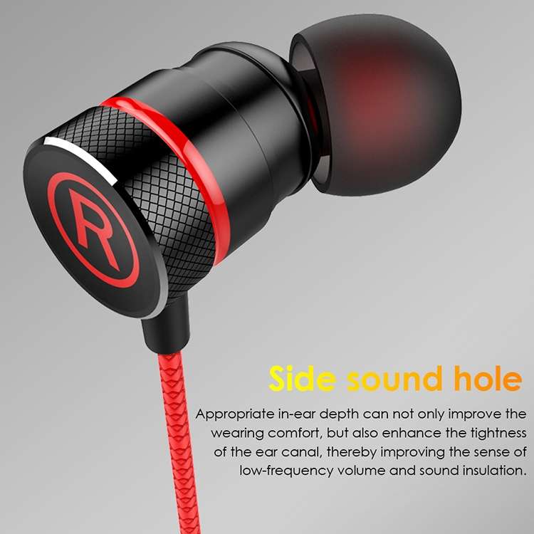 G21 1.2m Wired In Ear 3.5mm Interface Stereo Wire-Controlled HIFI Earphones Video Game ... (Black)