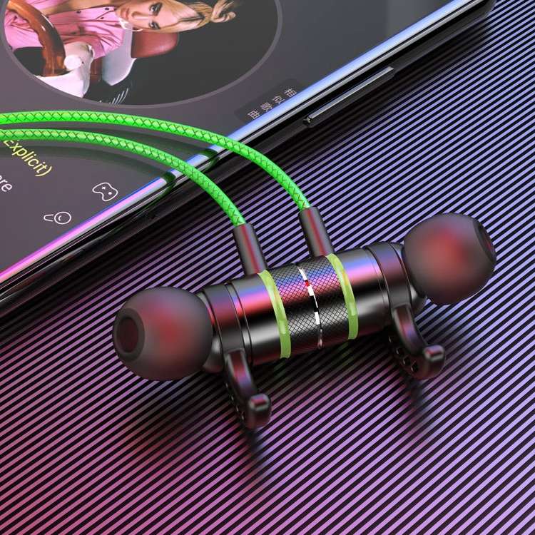 G21 1.2m Wired In Ear 3.5mm Interface Stereo Wire-Controlled HIFI Earphones Video Game ... (Green)