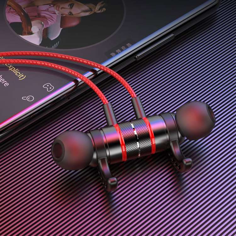 G21 1.2m Wired In Ear 3.5mm Interface Stereo Wire-Controlled HIFI Earphones Video Game M ... (Red)