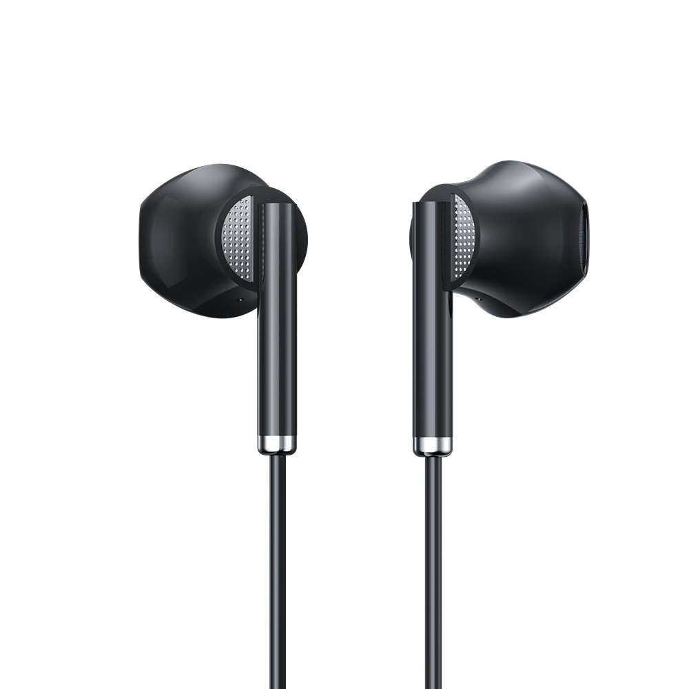 JOYROOM JR-EW07 3.5mm Wire-controlled Half In-ear Gaming Earphone with Microphone (Black)