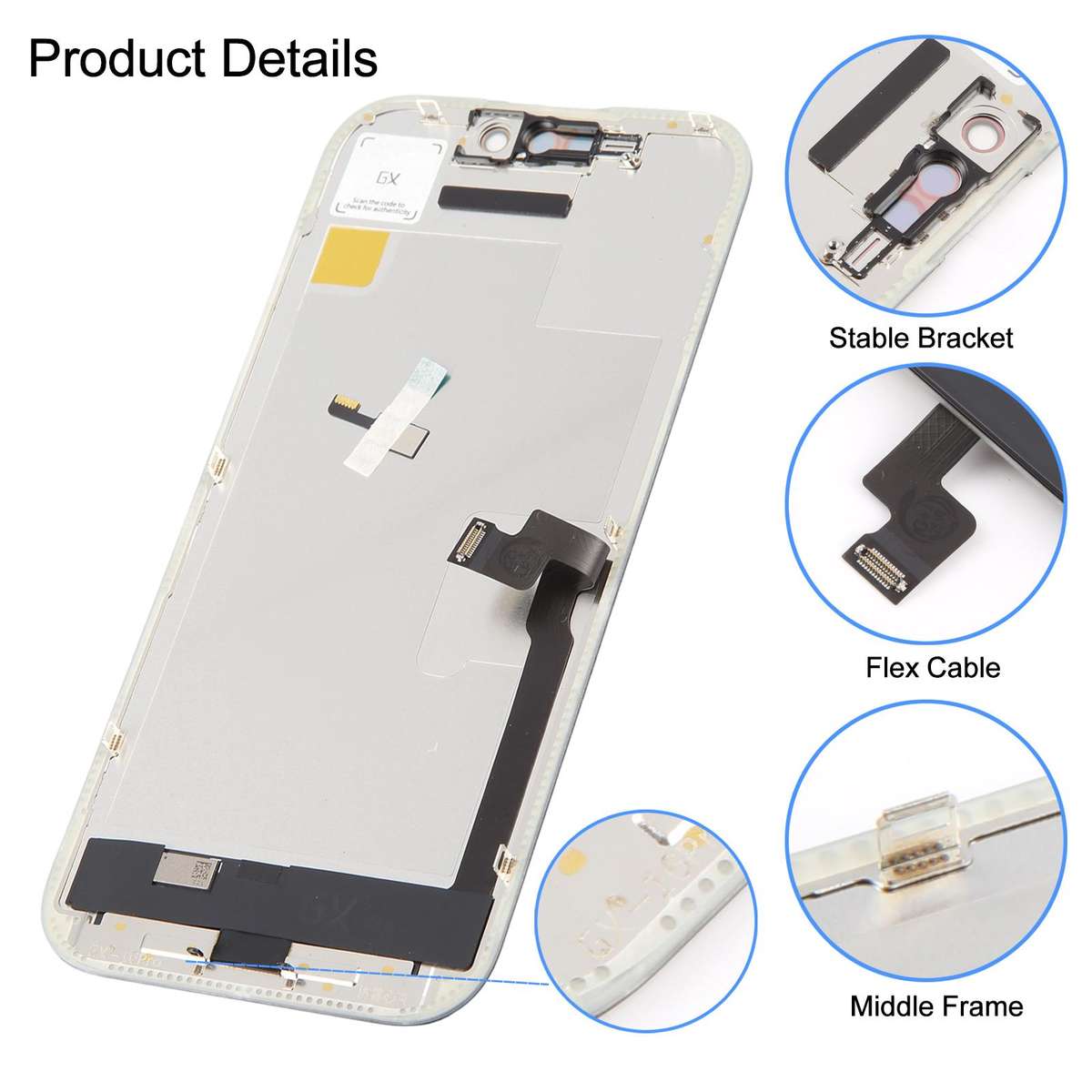 GX Hard OLED Screen For iPhone 16 Pro