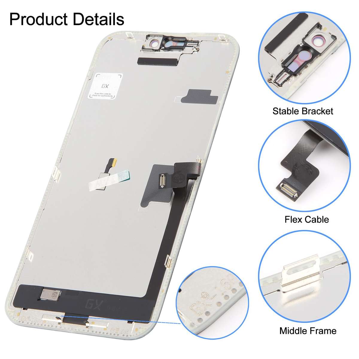 GX Hard OLED Screen For iPhone 16 Pro Max