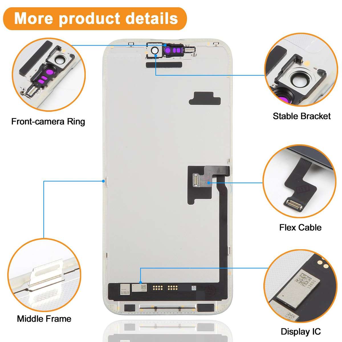 HXL Soft OLED Screen For iPhone 16 Pro Max