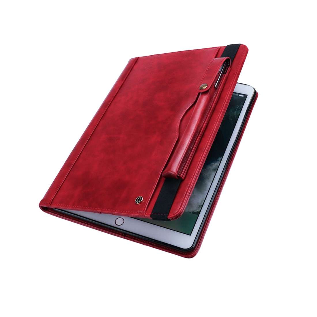 Horizontal Flip Leather Case for iPad 9.7(2018) & 9.7(2017) & Pro 9.7 & Air2 & Air, with ... (Red)