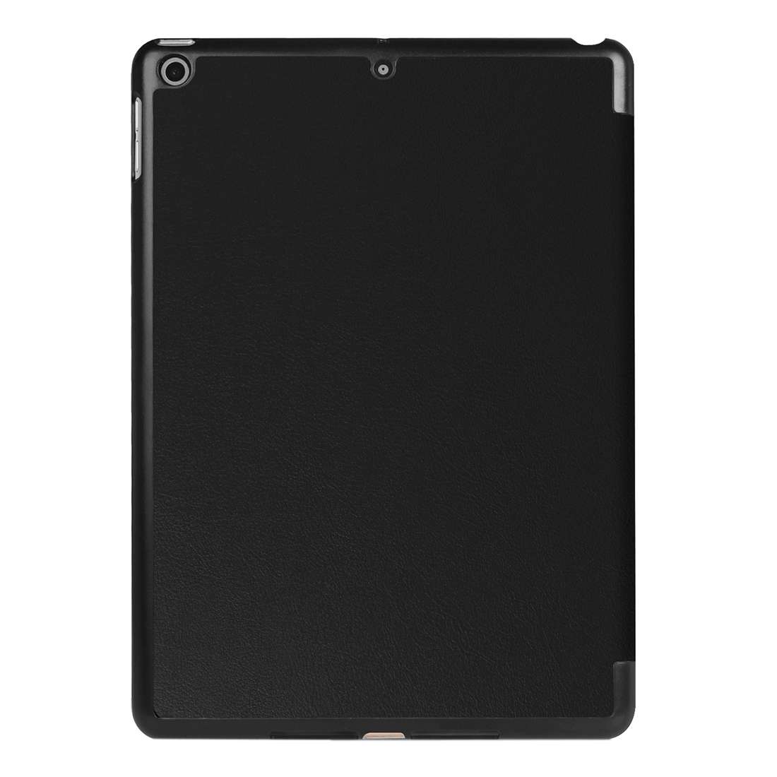 For iPad 9.7 (2018) & iPad 9.7 (2017) Custer Texture Horizontal Flip Leather Case with ... (Black)
