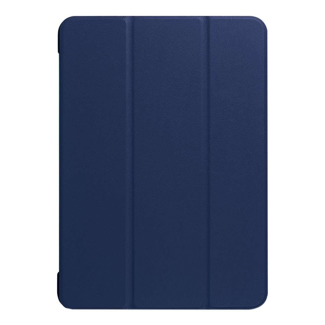 For iPad 9.7 (2018) & iPad 9.7 (2017) Custer Texture Horizontal Flip Leather Case ... (Dark Blue)