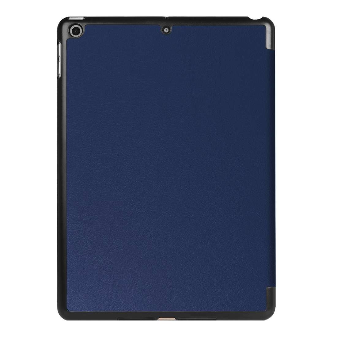 For iPad 9.7 (2018) & iPad 9.7 (2017) Custer Texture Horizontal Flip Leather Case ... (Dark Blue)