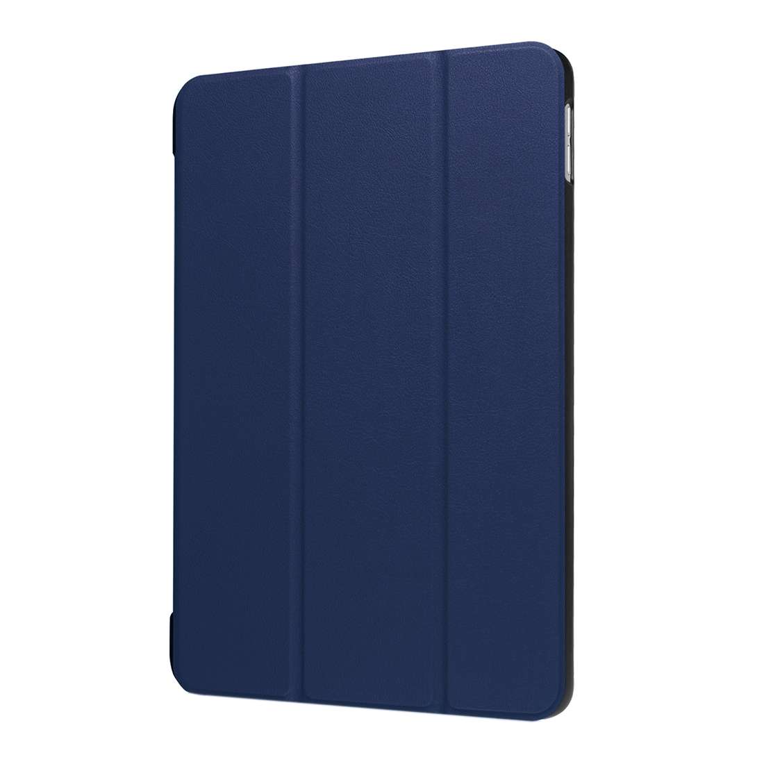 For iPad 9.7 (2018) & iPad 9.7 (2017) Custer Texture Horizontal Flip Leather Case ... (Dark Blue)