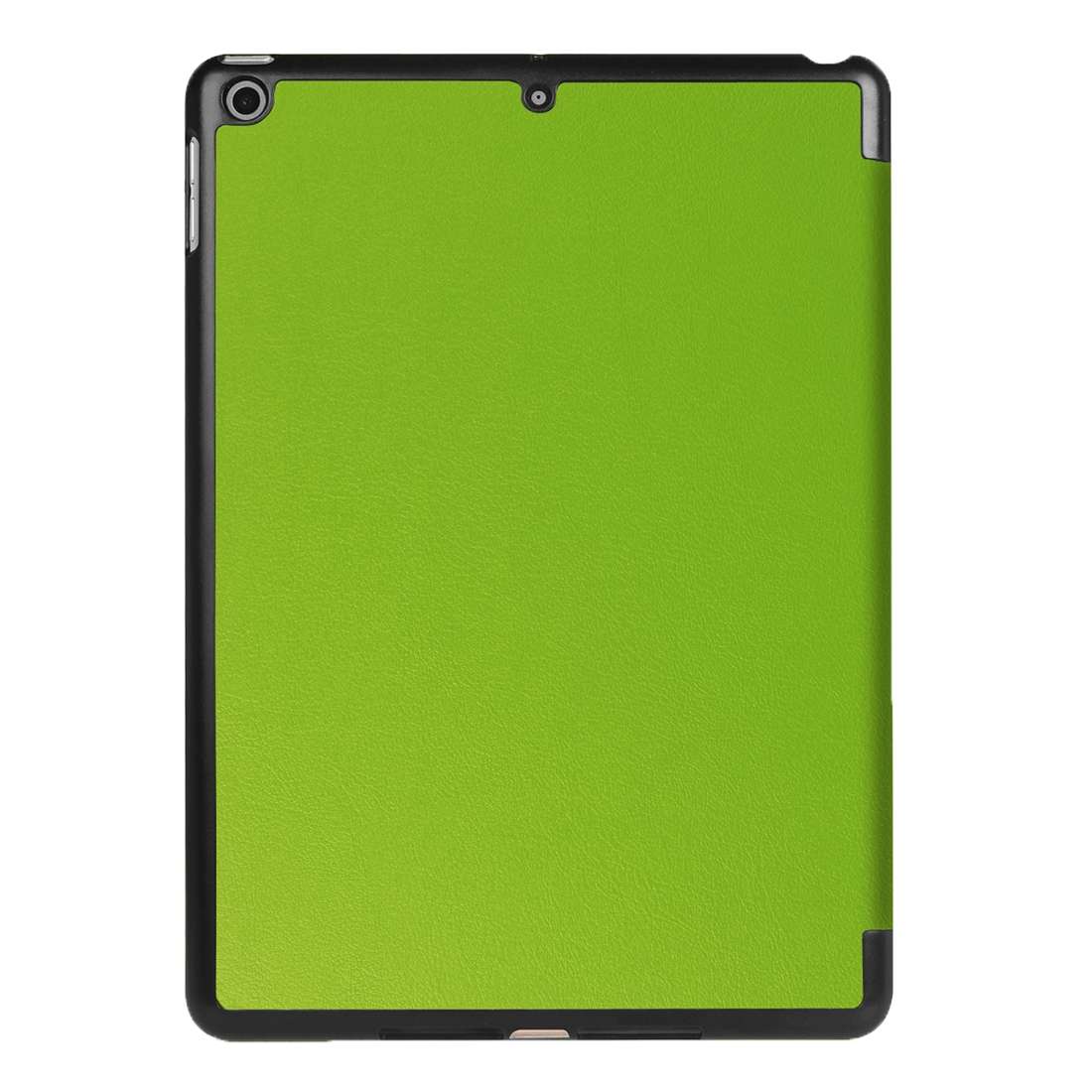 For iPad 9.7 (2018) & iPad 9.7 (2017) Custer Texture Horizontal Flip Leather Case with ... (Green)