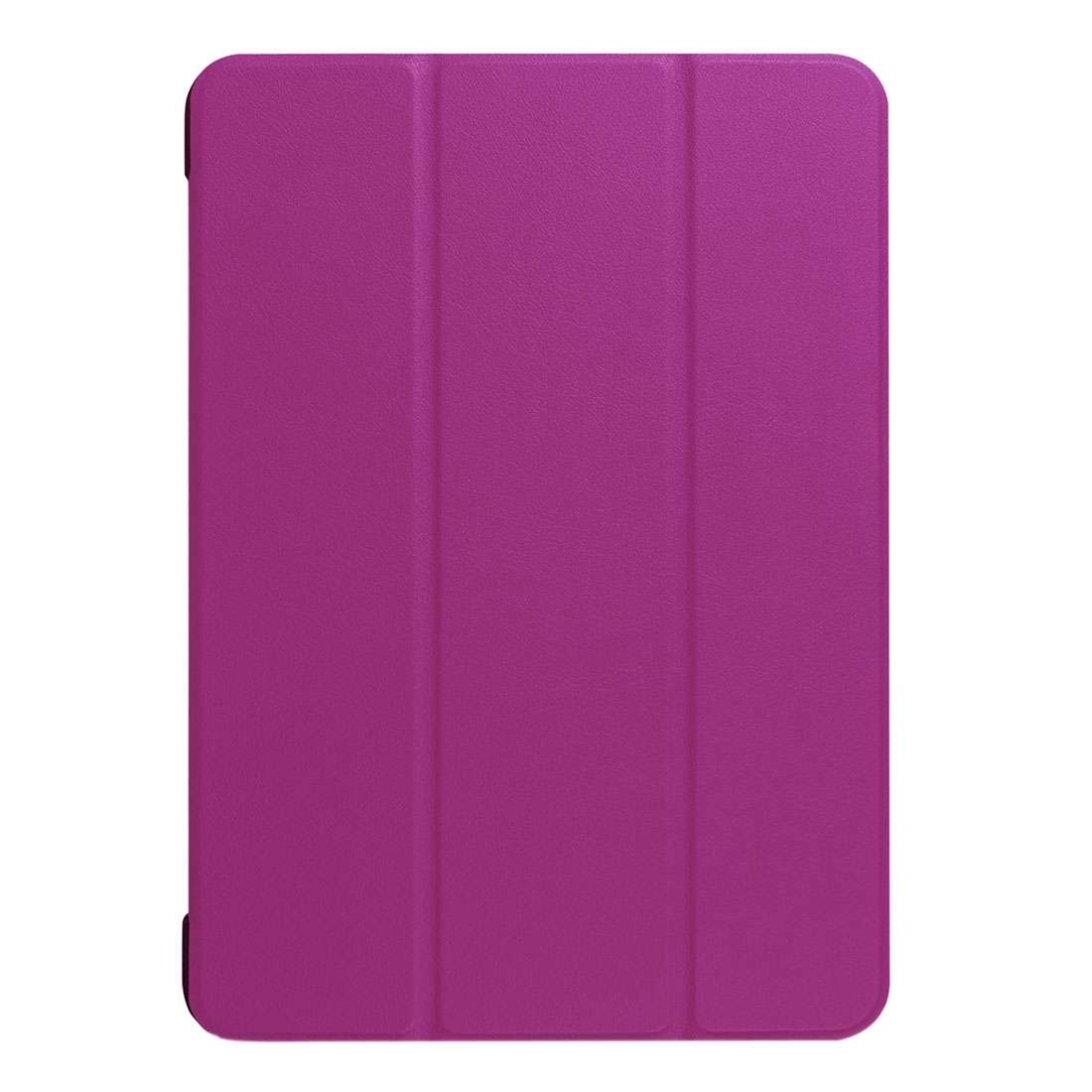 For iPad 9.7 (2018) & iPad 9.7 (2017) Custer Texture Horizontal Flip Leather Case wit ... (Purple)