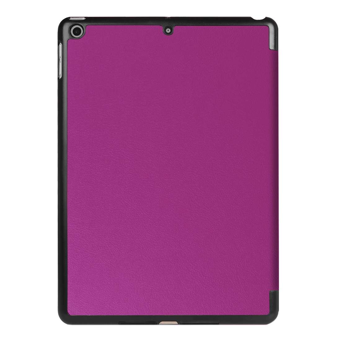 For iPad 9.7 (2018) & iPad 9.7 (2017) Custer Texture Horizontal Flip Leather Case wit ... (Purple)