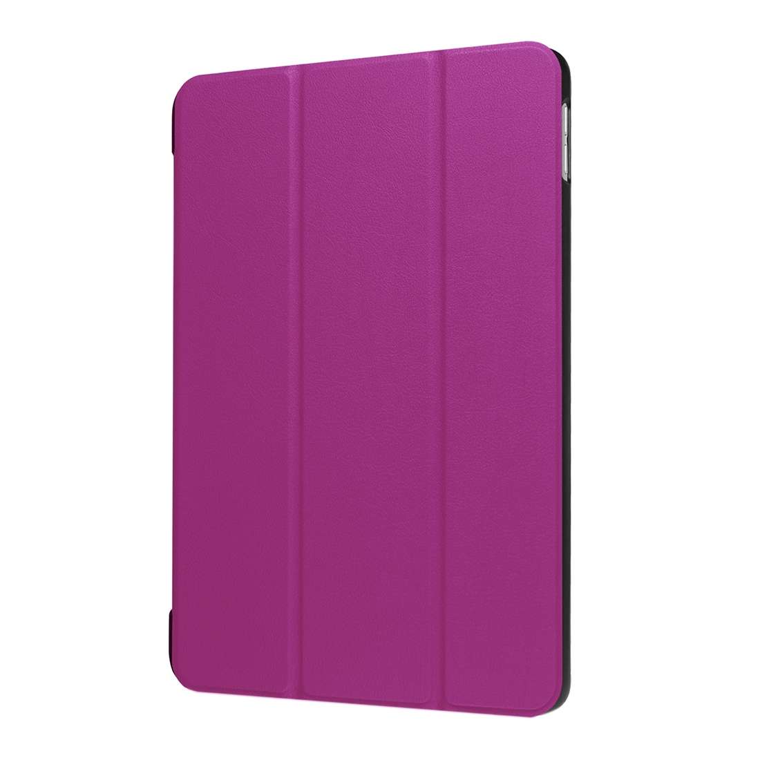 For iPad 9.7 (2018) & iPad 9.7 (2017) Custer Texture Horizontal Flip Leather Case wit ... (Purple)