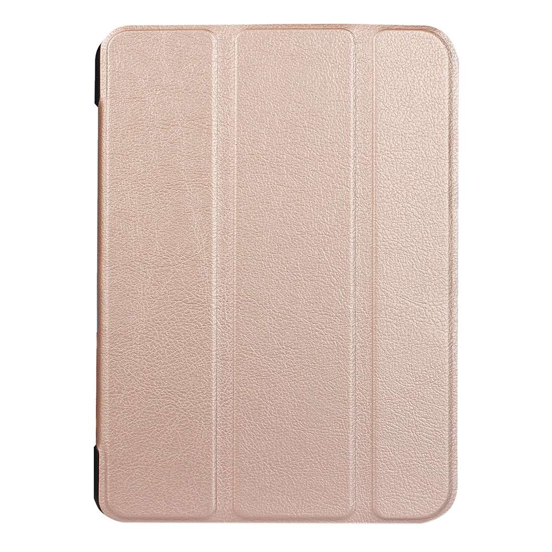For iPad 9.7 (2018) & iPad 9.7 (2017) Custer Texture Horizontal Flip Leather Case ... (Rose Gold)