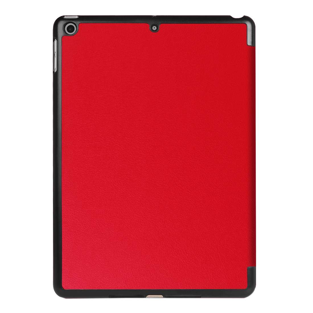 For iPad 9.7 (2018) & iPad 9.7 (2017) Custer Texture Horizontal Flip Leather Case with T ... (Red)