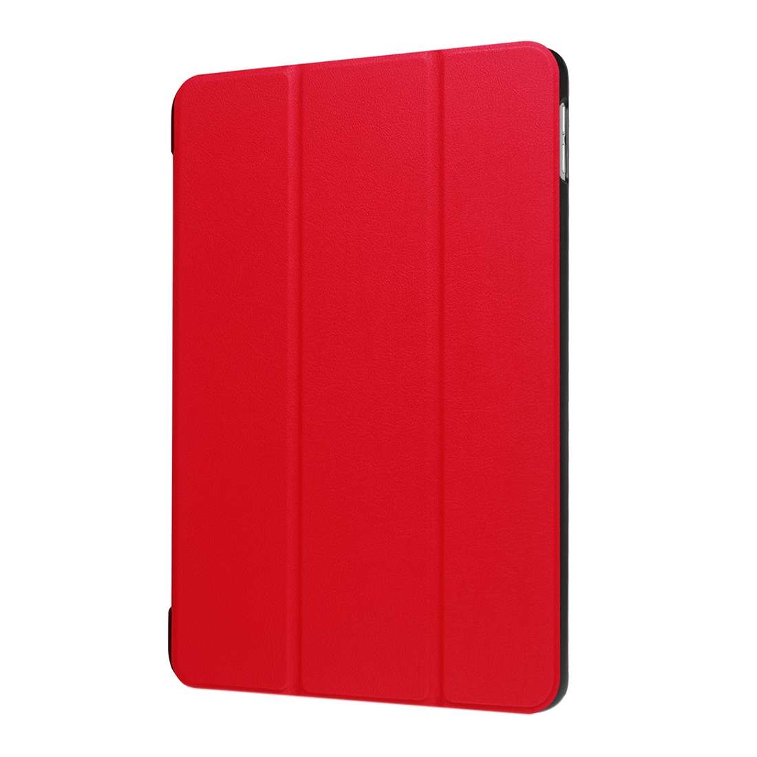 For iPad 9.7 (2018) & iPad 9.7 (2017) Custer Texture Horizontal Flip Leather Case with T ... (Red)