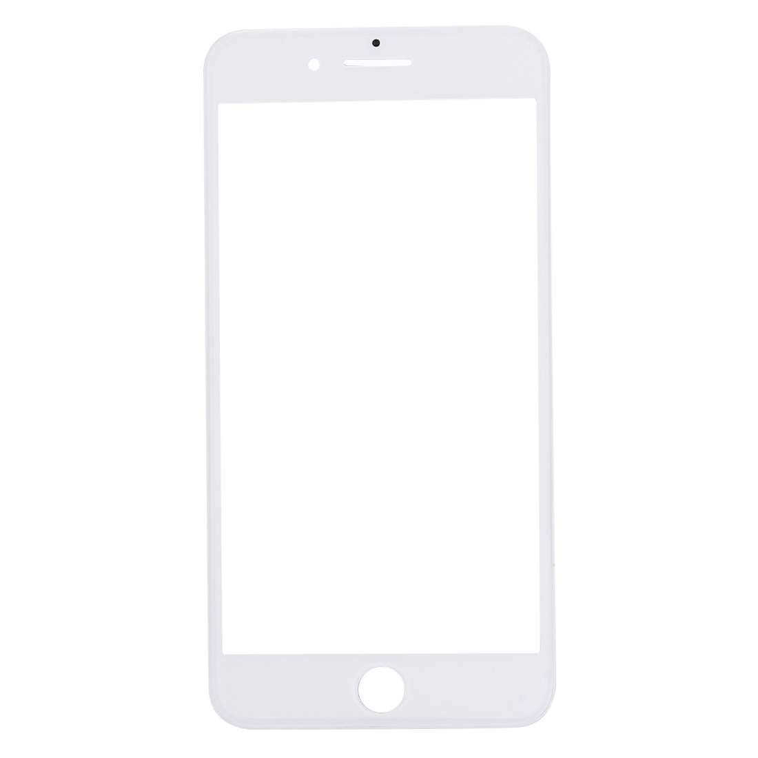 2 in 1 for iPhone 7 (Original Front Screen Outer Glass Lens + Original Frame)(Black)