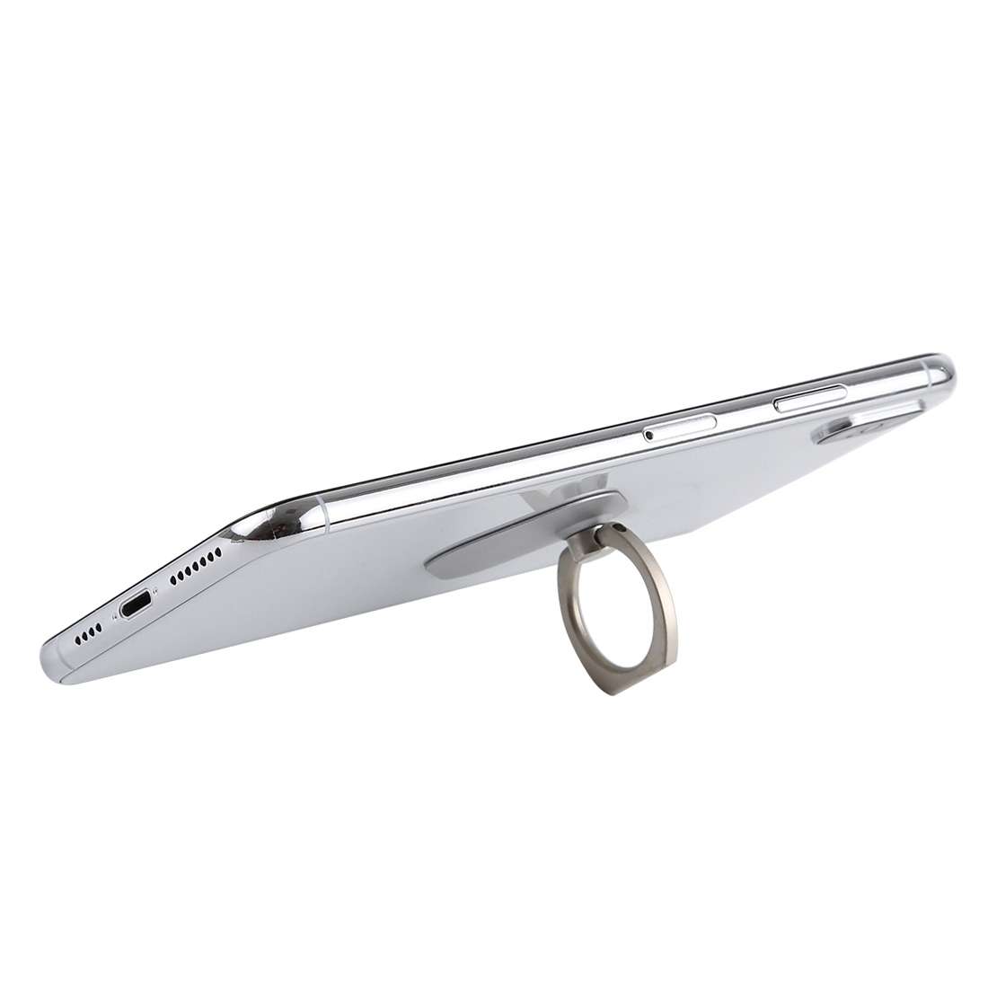 Ring Phone Metal Holder for iPad, iPhone, Galaxy, Huawei, Xiaomi, LG, HTC and Other S ... (Silver)