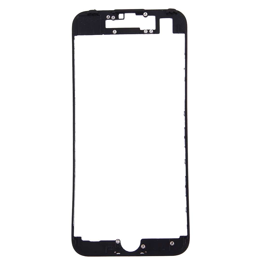 Front LCD Screen Bezel Frame for iPhone 7(Black)