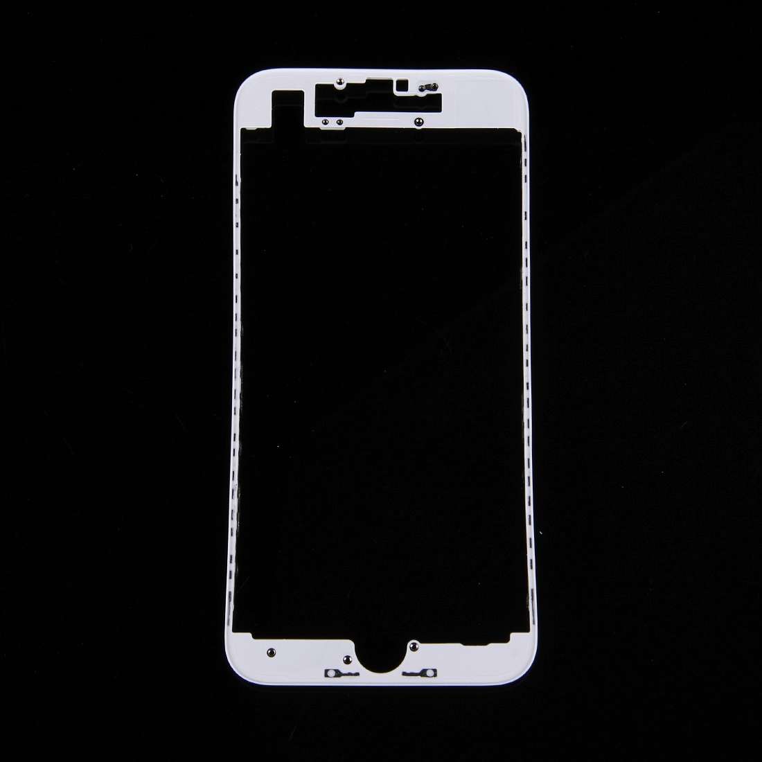 Front LCD Screen Bezel Frame for iPhone 7(Black)