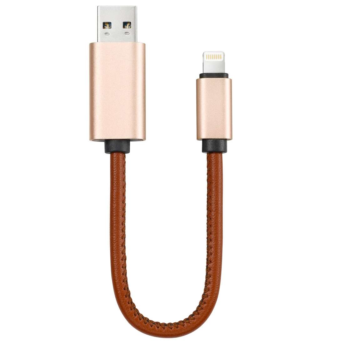 2 in 1 32GB U Disk Flash Drive MFI 8 Pin Leather Surface Data & Charging Cable