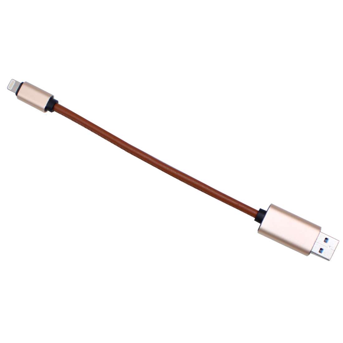 2 in 1 32GB U Disk Flash Drive MFI 8 Pin Leather Surface Data & Charging Cable