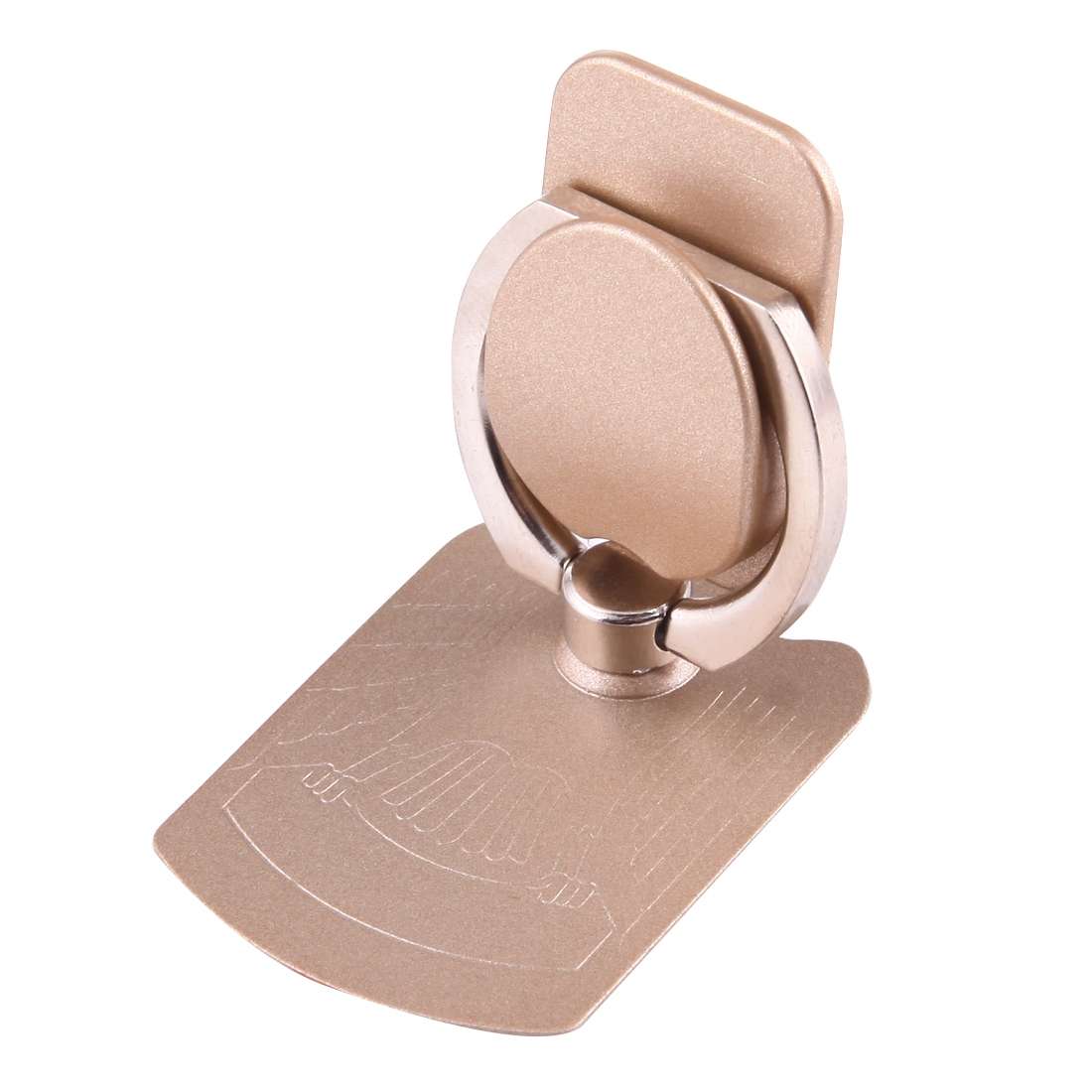 Cmzact CPS-2in1 2 in 1 Eagle Shape 360 Degrees Rotation Magnetic Phone Ring Stent Car H ... (Gold)