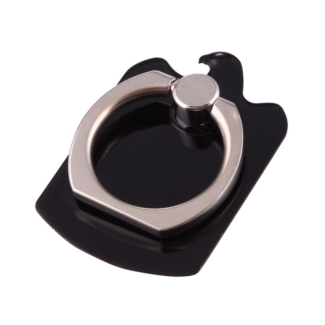 Cmzact CPS-2in1 2 in 1 Eagle Shape 360 Degrees Rotation Magnetic Phone Ring Stent Car ... (Black)
