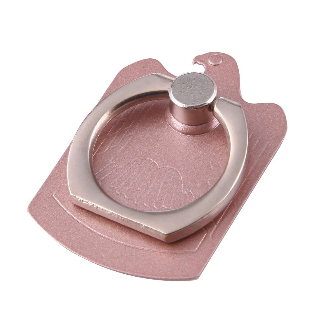 Cmzact CPS-2in1 2 in 1 Eagle Shape 360 Degrees Rotation Magnetic Phone Ring Stent ... (Rose Gold)
