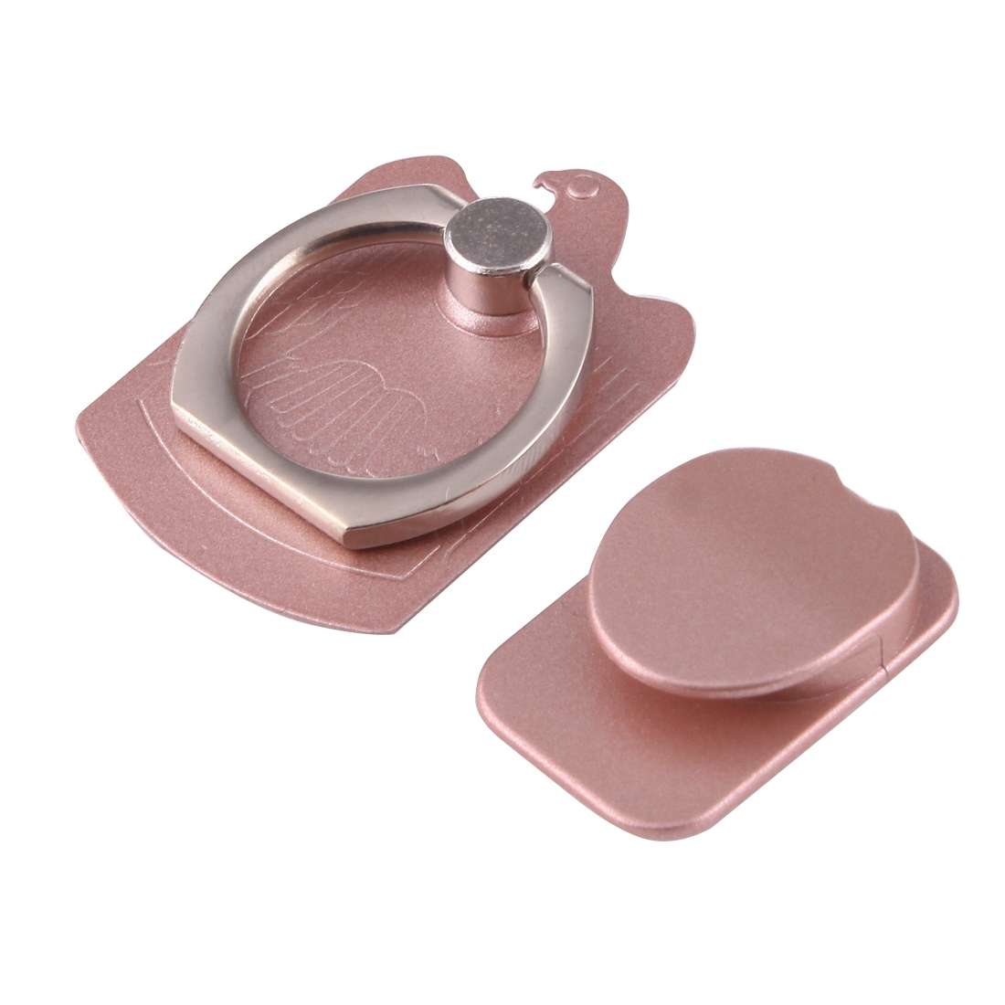 Cmzact CPS-2in1 2 in 1 Eagle Shape 360 Degrees Rotation Magnetic Phone Ring Stent ... (Rose Gold)
