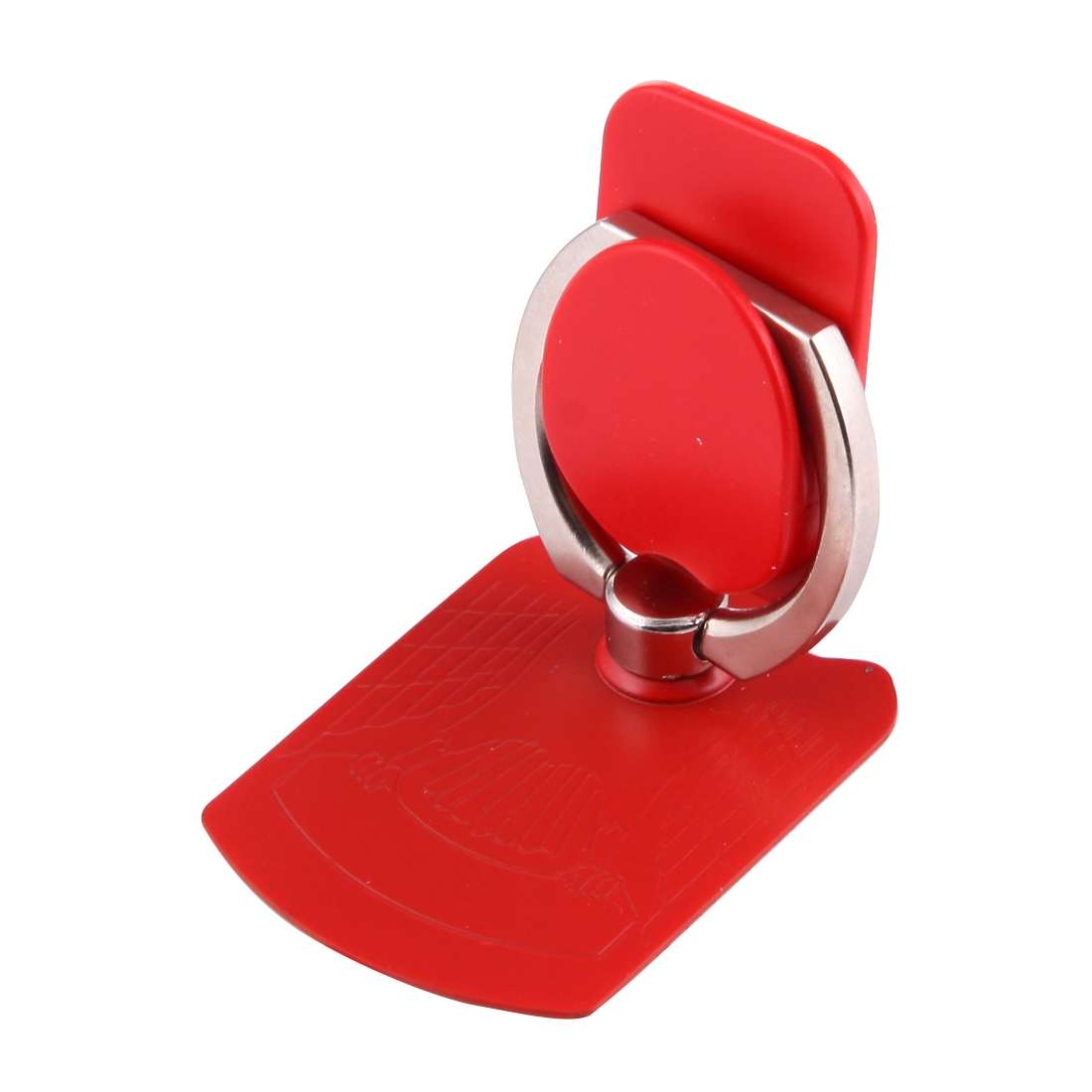 Cmzact CPS-2in1 2 in 1 Eagle Shape 360 Degrees Rotation Magnetic Phone Ring Stent Car Ho ... (Red)