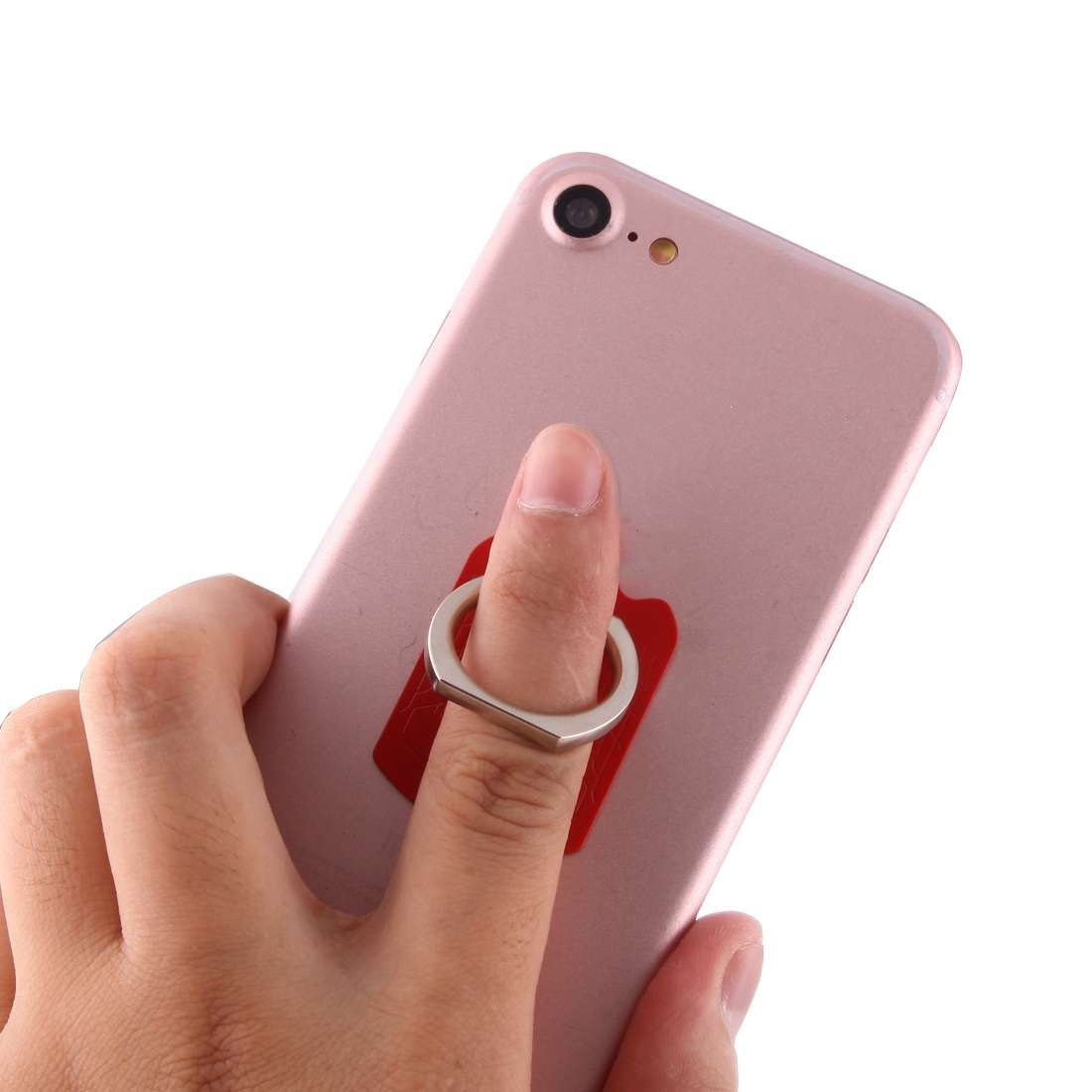 Cmzact CPS-2in1 2 in 1 Eagle Shape 360 Degrees Rotation Magnetic Phone Ring Stent Car Ho ... (Red)