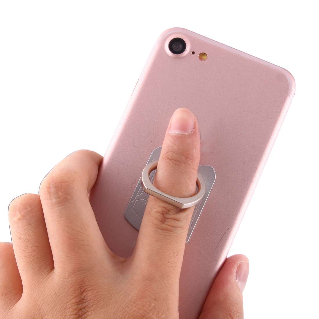 Cmzact CPS-2in1 2 in 1 Eagle Shape 360 Degrees Rotation Magnetic Phone Ring Stent Car ... (Silver)