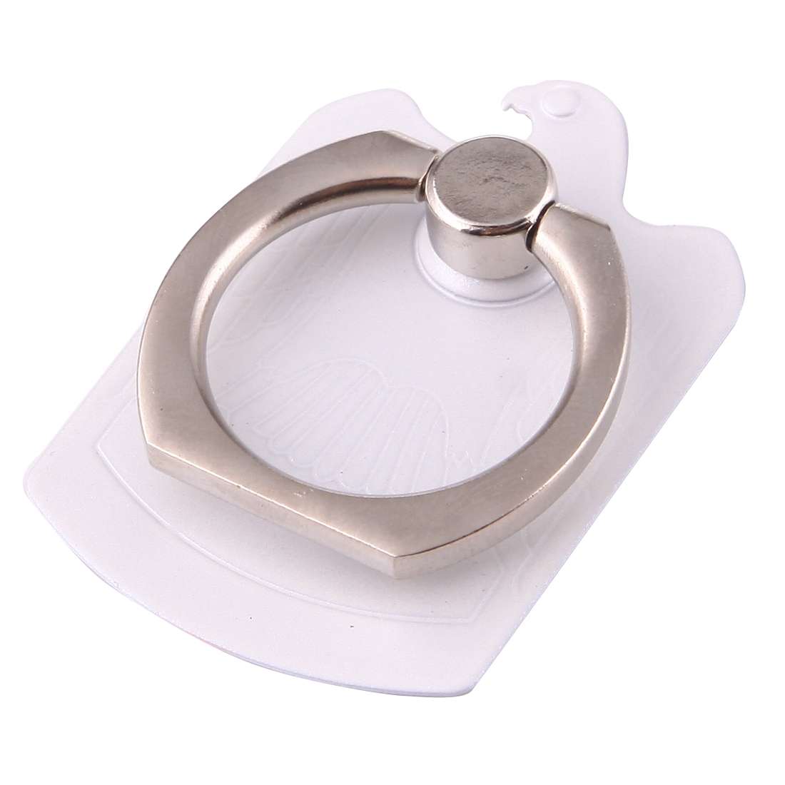 Cmzact CPS-2in1 2 in 1 Eagle Shape 360 Degrees Rotation Magnetic Phone Ring Stent Car ... (White)